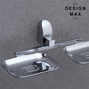 Functional double soap dispenser for contemporary homes
