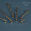 Modern brass cabinet hardware, perfect for adding a touch of luxury and sophistication to your home