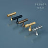 Versatile brass cabinet pulls, suitable for both kitchen and bathroom cabinetry
