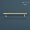 High-quality brass cabinet hardware, crafted from durable materials for long-lasting use
