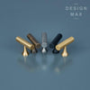 Brass cabinet knobs and pulls, perfect for adding a touch of luxury to your kitchen
