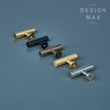 High quality brass cabinet hardware, designed for easy installation and maintenance
