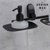 Elegant bathroom double soap holder
