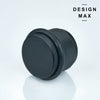 Matte Black Knurled Solid Brass Door Stop