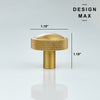 High-quality brass cabinet hardware,