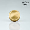 Sleek brass cabinet knobs