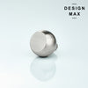 Modern brass cabinet knobs with a brushed nickel finish, creating a sleek and contemporary look
