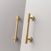 Sleek brass cabinet hardware with a minimalist design, enhancing the overall aesthetic of your furniture.
