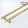  Elegant brass appliance  pull with a polished finish, perfect for a touch of luxury
