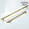  Functional brass appliance  pull with a comfortable grip, perfect for everyday use
