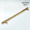 
Sleek modern appliance pull with a minimalist design, perfect for a contemporary kitchen or home 
