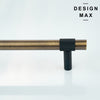 Heavy-duty T-pull tested for 50+ lbs capacity on filing cabinets