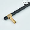 Top-down shot displaying seamless screw-head integration on T-pull base