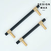 Fingerprint-resistant brushed brass finish requiring only microfiber cloth cleaning