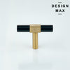 Side-by-side comparison showing Tecton's brass alloy vs standard zinc hardware durabilit