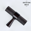 Oil rubbed bronze T knob with knurled texture – Modex by Design Max