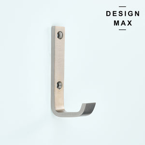 Durable wall-mounted hook, designed to handle heavy coats and bags with ease
