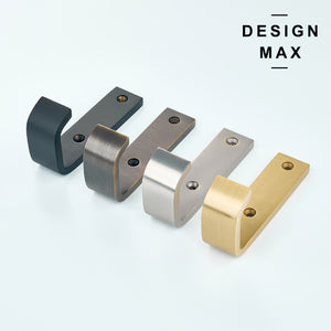 Sleek and modern mudroom hook, perfect for updating your home décor
