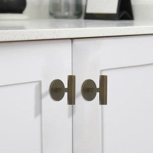 Brass kitchen cabinet knobs