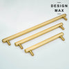 Uranus Hexagonal Solid Brass Cabinet Pull_11