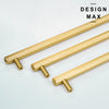 Uranus Hexagonal Solid Brass Cabinet Pull_12