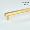 Uranus Hexagonal Solid Brass Cabinet Pull_5