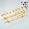 Uranus Hexagonal Solid Brass Cabinet Pull_9