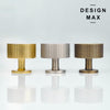 Sleek brass cabinet hardware