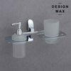 Sleek design double soap holder for bathroom
