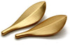 Nordic Golden Leaf Drawer Pulls