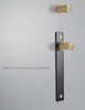Modern Cabinet Handles with Backplates
