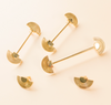 Gothic Drawer Pulls and Knobs in Satin Brass